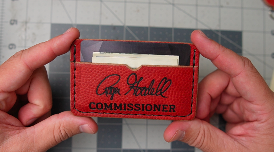 NFL Game Ball Football Wallet (2 Pocket)