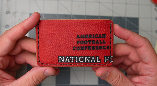 NFL Game Ball Football Wallet (2 Pocket)